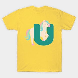 Animal alphabet U T-Shirt